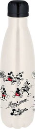 Stor Bouteille isotherme en acier inoxidable avec motif Mickey - 780 ml
