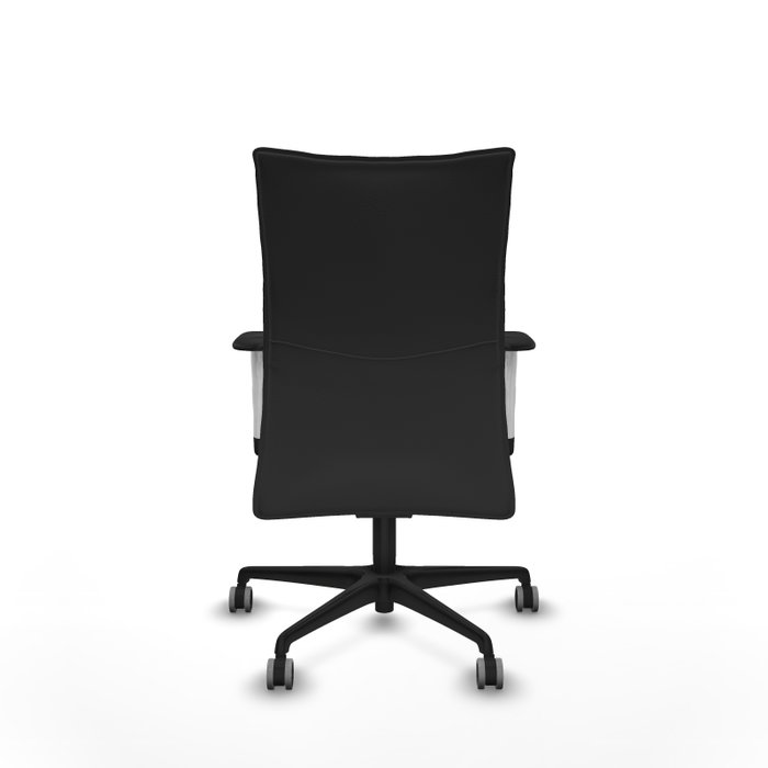 Piqueras Y Crespo Chaise de bureau Albacete confidente, Gris foncé, Mécanisme Synchrone, Similicuir