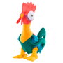 JUST PLAY Peluche Disney Vaiana Moana - Hei Hei Cloquea y Baila, 25 cm, avec sons et mouvement, tissu doux, pile incluses