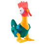 JUST PLAY Peluche Disney Vaiana Moana - Hei Hei Cloquea y Baila, 25 cm, avec sons et mouvement, tissu doux, pile incluses