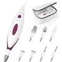 Medisana Kit de Manucure et Pédicure MP 815 - Blanc - 7 Accessoires avec 2 Vitesses pour Soin des Ongles, Cornées et Cuticules