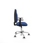 PIQUERAS Y CRESPO Chaise de bureau Algarra bleu marine avec base chromée