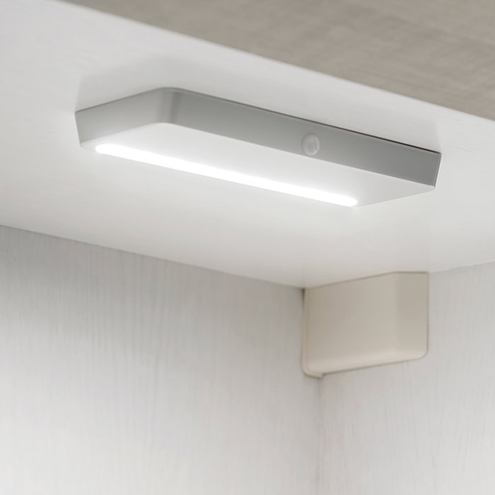 Emuca Luminaire LED rechargeable Kraz avec détecteur de mouvement