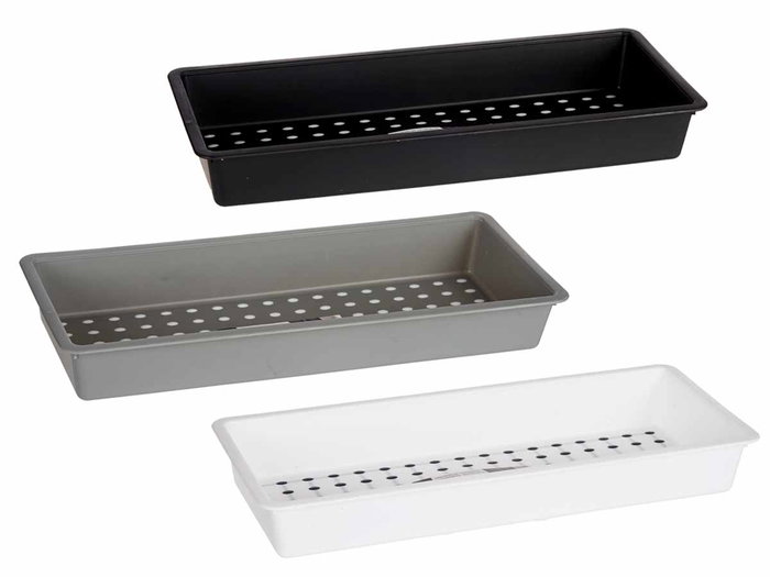 KINVARA Lot de 36 compartiments de tiroir en plastique grande taille