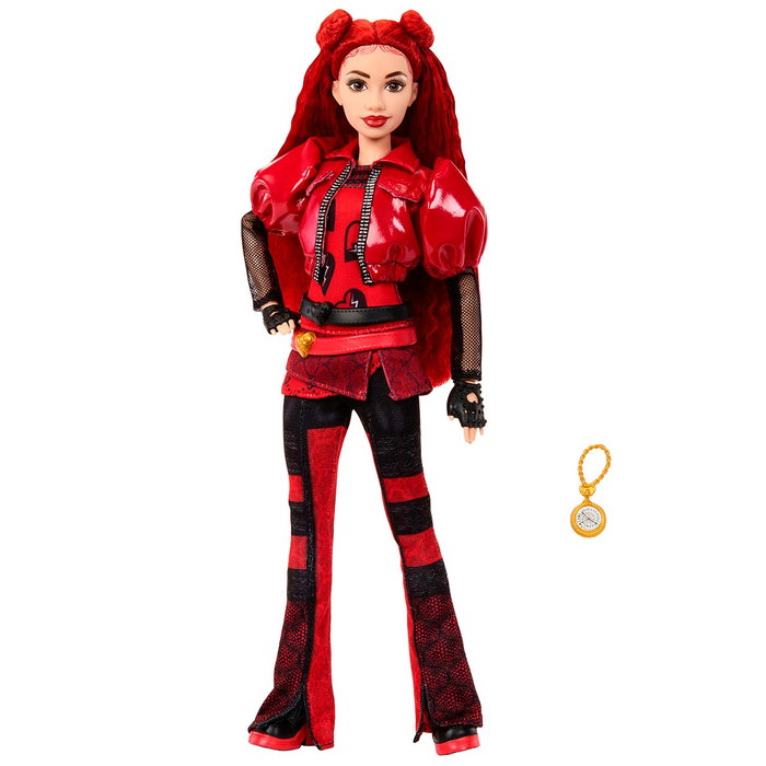 Mattel Disney Descendants - Poupée Red Fille de la Reine de Cœurs Hwt93, avec Accessoires (Langues: Anglais, Français, Allemand, Italien, Portugais, Espagnol) Mattel Disney Descendants - Poupée Red Fille de la Reine de Cœurs Hwt93, avec Accessoires (Langues: Anglais, Français, Allemand, Italien, Portugais, Espagnol)