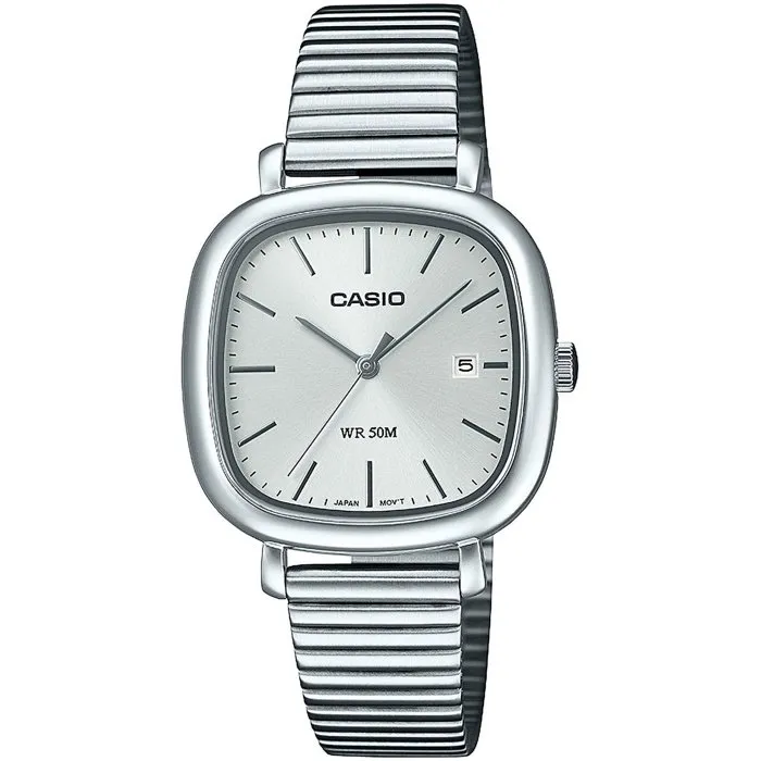 Casio LTP-B166D Montre Femme Cadran Blanc Acier Inoxydable Quartz Analogique Date Étanche 5 Bars Casio LTP-B166D Montre Femme Cadran Blanc Acier Inoxydable Quartz Analogique Date Étanche 5 Bars