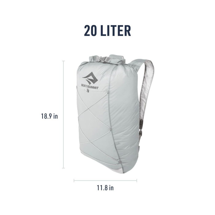 Sea to Summit Sac à dos de montagne Ultra-Sil Dry Day Pack Gris Argenté 22 L Sea to Summit Sac à dos de montagne Ultra-Sil Dry Day Pack Gris Argenté 22 L