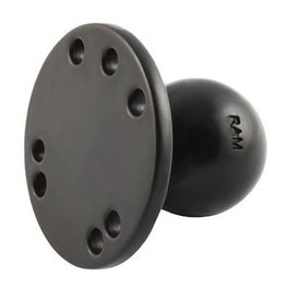 RAM Mounts RAM Stainless Steel Round Ball Base RAM-202SU