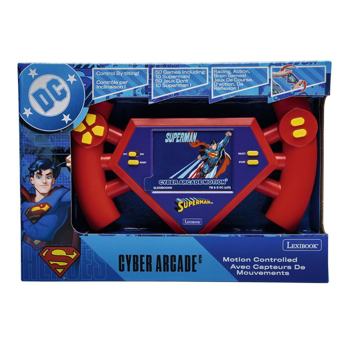Lexibook Superman Cyber Arcade Motion Console Portable Lexibook Superman Cyber Arcade Motion Console Portable