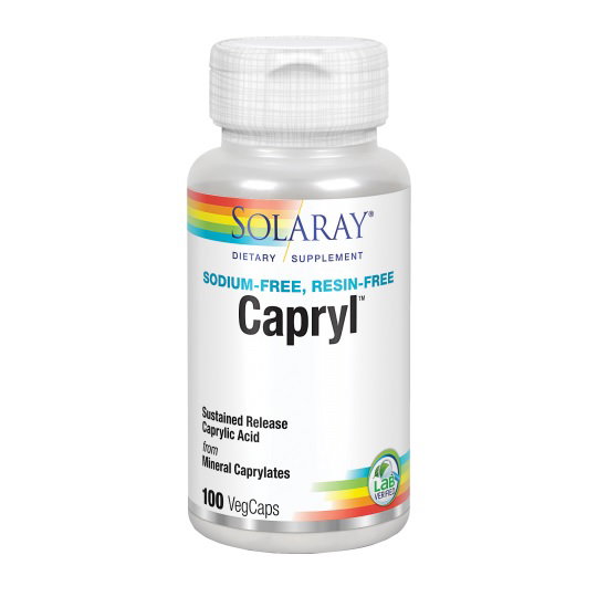 SOLARAY CAPRYL TM Acide Caprylique 100 Capsules Végétales SOLARAY CAPRYL TM Acide Caprylique 100 Capsules Végétales