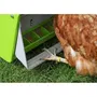 Kerbl SmartCoop - Nourrisseur Automatique pour Poules avec Volet de Protection Vert - Capacité 7.5 kg
