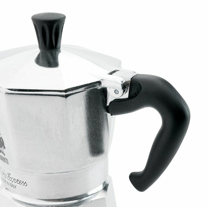 Bialetti Moka Express 3 Tasses, Aluminium Gris
