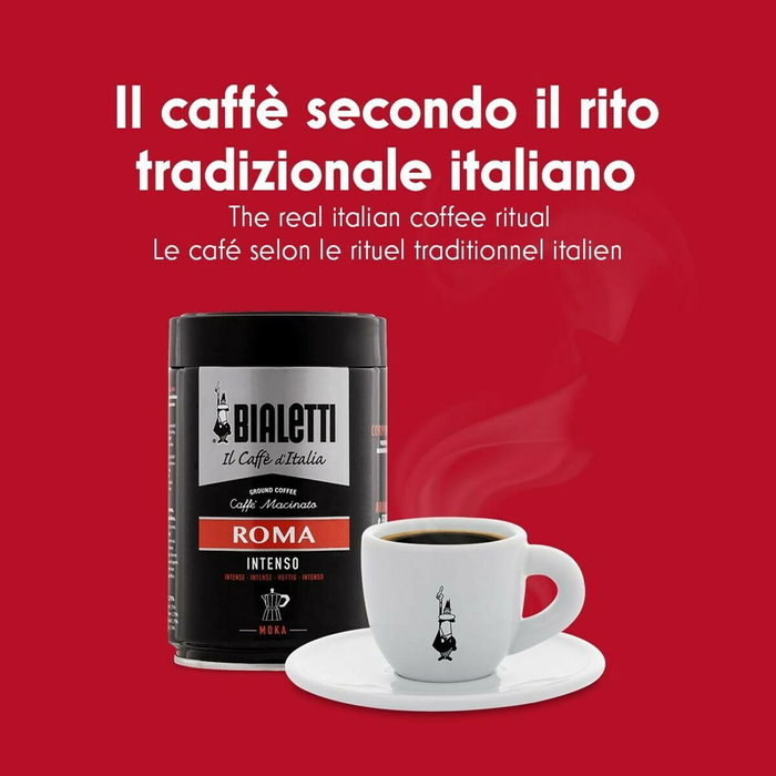 Bialetti Moka Express 3 Tasses, Aluminium Gris