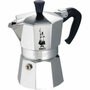 Bialetti Moka Express 3 Tasses, Aluminium Gris