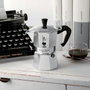 Bialetti Moka Express 3 Tasses, Aluminium Gris