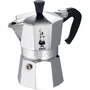 Bialetti Moka Express Cafetière Italienne en Aluminium pour 3 Tasses, Compatible Tous Feux Sauf Induction, avec Réservoir d'Eau Amovible et Filtre Remplaçable