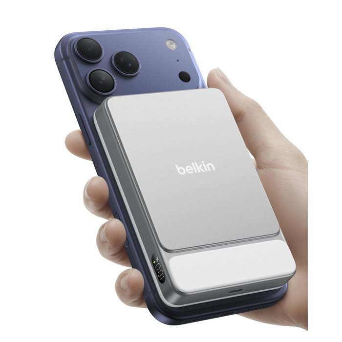 Belkin UltraCharge Pro Slim Magnetic Power Bank 10K Qi2 25W PD30W White Belkin UltraCharge Pro Slim Magnetic Power Bank 10K Qi2 25W PD30W White