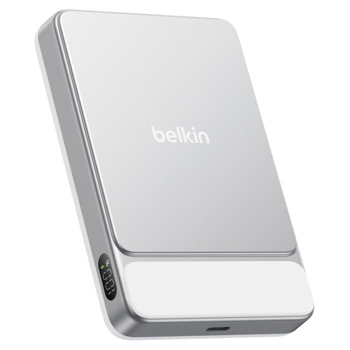 Belkin UltraCharge Pro Slim Magnetic Power Bank 10K Qi2 25W PD30W White Belkin UltraCharge Pro Slim Magnetic Power Bank 10K Qi2 25W PD30W White