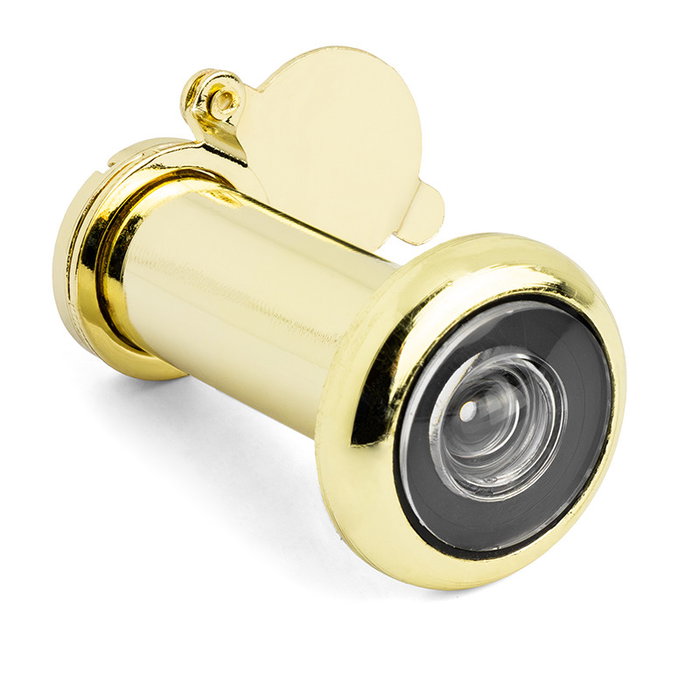 UCAF Mirilla Óptica Φ14 - Miroir optique de porte en laiton poli, diamètre 35-60 mm UCAF Mirilla Óptica Φ14 - Miroir optique de porte en laiton poli, diamètre 35-60 mm