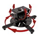 B-Tech BT899XL Support de plafond universel pour projecteur, 25 kg max, ajustement micro inclinaison, roulis et pivotement, noir