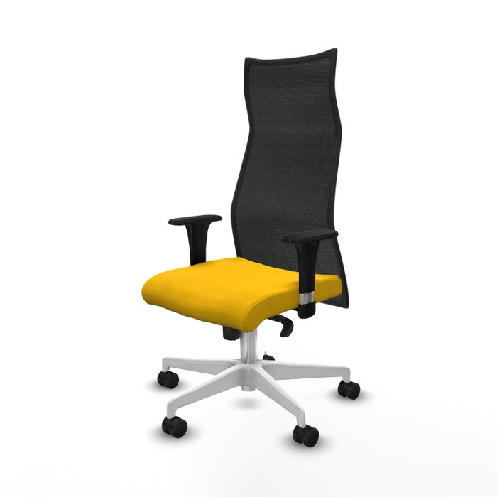 Piqueras y Crespo Chaise de Bureau Albacete XL Jaune et Noir Piqueras y Crespo Chaise de Bureau Albacete XL Jaune et Noir