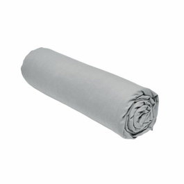 Today Drap housse Essential 160x200 cm Gris, Bonnet 30 cm