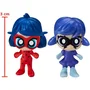 Bandai Miraculous Ladybug Mini Univers Chibi Parc d'Attractions - Figurines Miniatures Marinette et Climatika - Réf. P50553