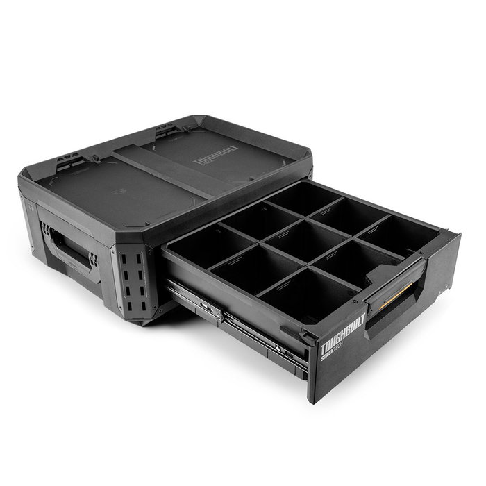 Toughbuilt Stacktech Boîte à outils avec 1 tiroir Toughbuilt Stacktech Boîte à outils avec 1 tiroir