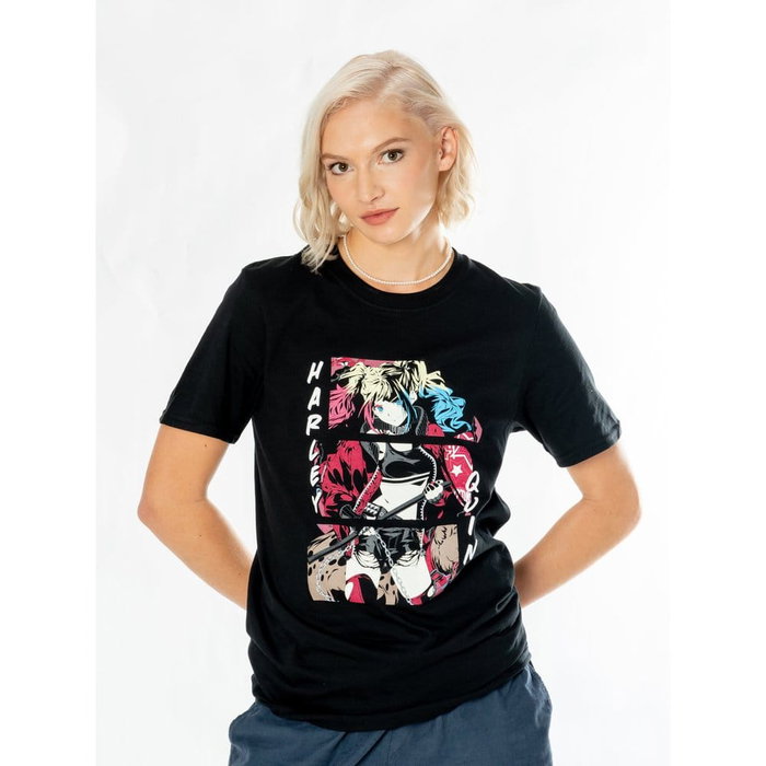 DC Comics T-Shirt Harley Quinn Anime Comic (M)