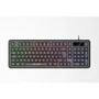 The G-Lab KEYZ CAESIUM EX - Clavier gamer membrane Rainbow - Noir