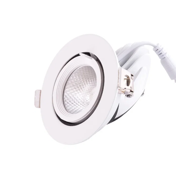 Foco Downlight LED 9W 1350Lm 2700K Blanco Cálido Circular Orientable Foco Downlight LED 9W 1350Lm 2700K Blanco Cálido Circular Orientable