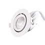 Foco Downlight LED 9W 1350Lm 2700K Blanco Cálido Circular Orientable