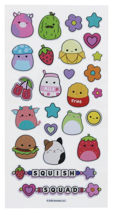 Thumbs Up Squishmallows Set d'autocollants Super Puffy