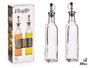 Vivalto Set Aceitera Vinagrera 300 ml Verre Transparent 10.5x26x5.5 cm - Burette et Vinaigrier (Set de 24)