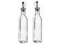 Vivalto Set Aceitera Vinagrera 300 ml Verre Transparent 10.5x26x5.5 cm - Burette et Vinaigrier (Set de 24)