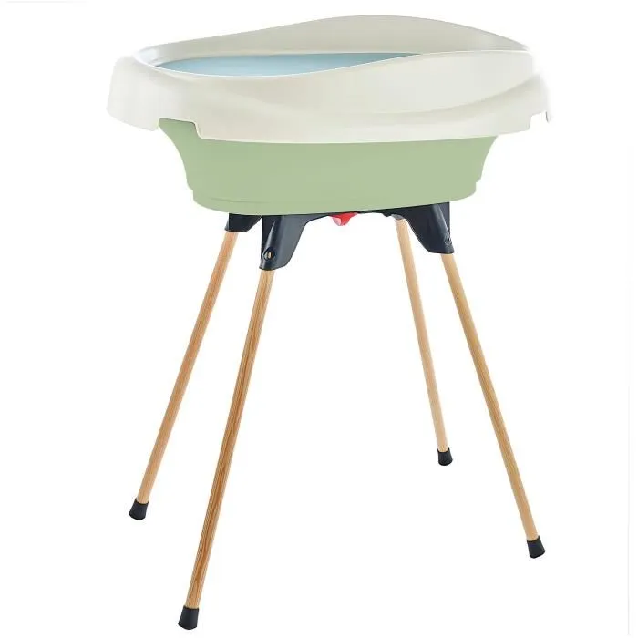 Thermobaby VASCO - Pack Plan à langer et Baignoire 2 en 1 pour Bébé, Bord arrondi, Sécurisé, Pratique, Vert Céladon Thermobaby VASCO - Pack Plan à langer et Baignoire 2 en 1 pour Bébé, Bord arrondi, Sécurisé, Pratique, Vert Céladon