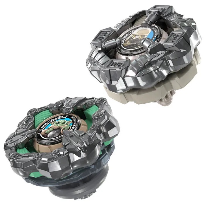 Beyblade X Star Wars Collab Grogu vs. Snowtrooper avec 2 toupies et 2 lanceurs