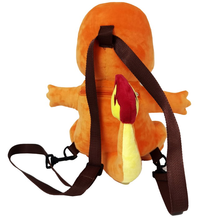 Nintendo Peluche Charmander Pokémon - Sac à dos moelleux 36 cm