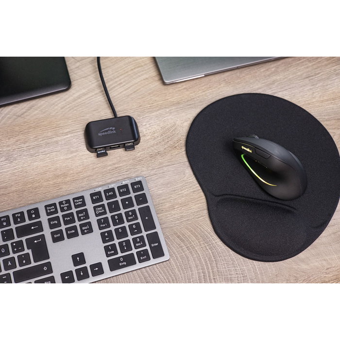 Speedlink PIAVO PRO Souris Verticale Sans Fil Rechargeable RGB