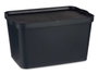 Kipit Boîte de Rangement en Plastique avec Couvercle 24 L Antracite 29.3x24.5x45 cm (Set de 6)