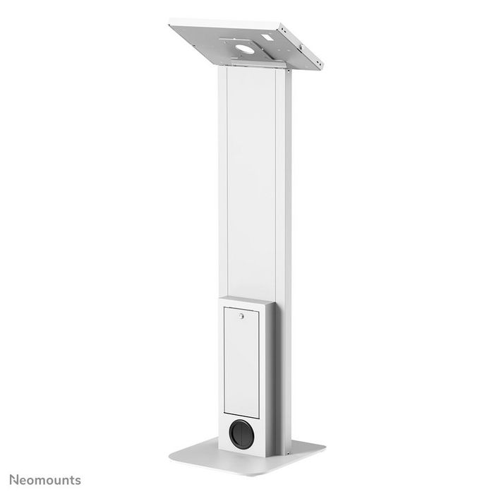 Neomounts FL15-750WH1 Support au sol pour tablettes 9.7 à 11 pouces avec antivol et gestion des câbles - Blanc