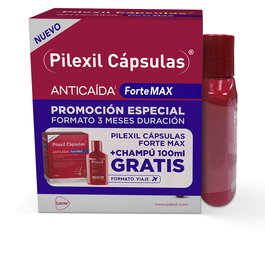 PILEXIL FORTE MAX capsules anti-chute de cheveux + shampooing 2 unités