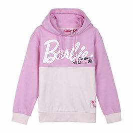 Sweat à capuche enfant Barbie Rose