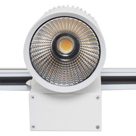 Spot LED sur Rail 40W 3600Lm CRI90 4200K Triphasé Blanco Natural