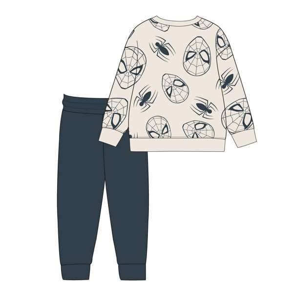 Cerdá Sweat-Shirt en Cotton Brushed Spiderman pour enfant 4 ans - Taille 4 ans - Couleur Beige