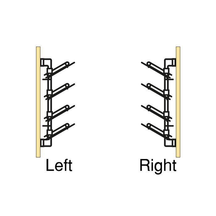 Emuca Porte-chaussures latéral coulissant pour placards et dressing Quartz, Gauche, Acier, Titane Emuca Porte-chaussures latéral coulissant pour placards et dressing Quartz, Gauche, Acier, Titane