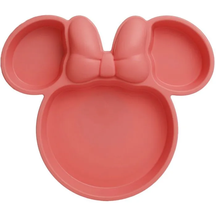 Thermobaby Assiette d'apprentissage et de diversification alimentaire Silhouette Tête de Minnie Thermobaby Assiette d'apprentissage et de diversification alimentaire Silhouette Tête de Minnie