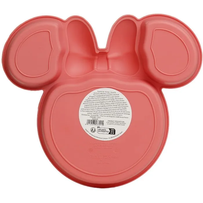 Thermobaby Assiette d'apprentissage et de diversification alimentaire Silhouette Tête de Minnie Thermobaby Assiette d'apprentissage et de diversification alimentaire Silhouette Tête de Minnie