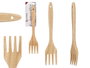 Kinvara Cuillère en bois de cuisine 7x35x2 cm (Set de 24)
