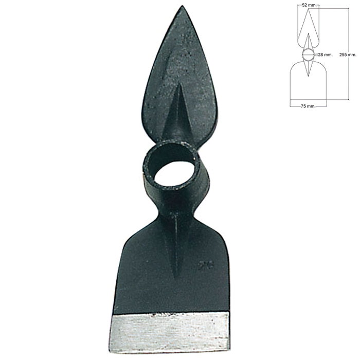 WOLFPACK LINEA PROFESIONAL Houe Maurer sans manche 600g WOLFPACK LINEA PROFESIONAL Houe Maurer sans manche 600g